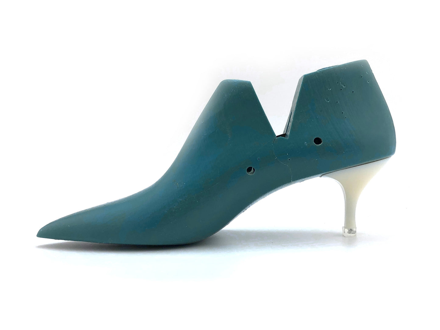 Pair of Mid/Kitten Heel Lasts [used] with Matching Heels & Shanks - Size 9 US