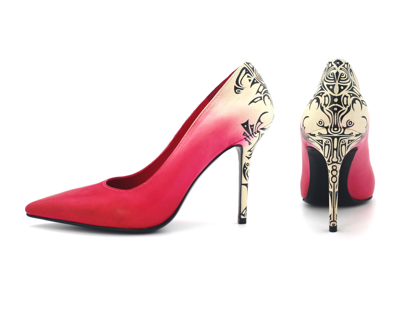 The Nightbird Stiletto with Raspberry Patina