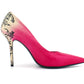 The Nightbird Stiletto with Raspberry Patina