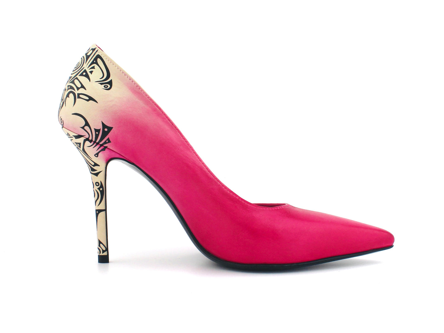 The Nightbird Stiletto with Raspberry Patina