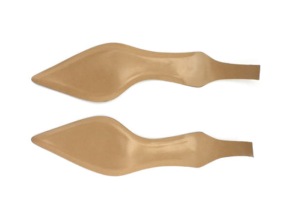 Pair of Lasts [used] with Shanked Insoles, Matching Heels & Leather Soles - Size 41 EU
